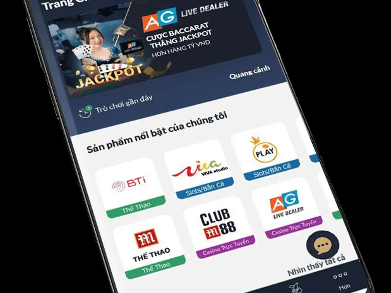 Người chơi sử dụng Sodo Casino trên thiết bị di động và trải nghiệm Live Casino